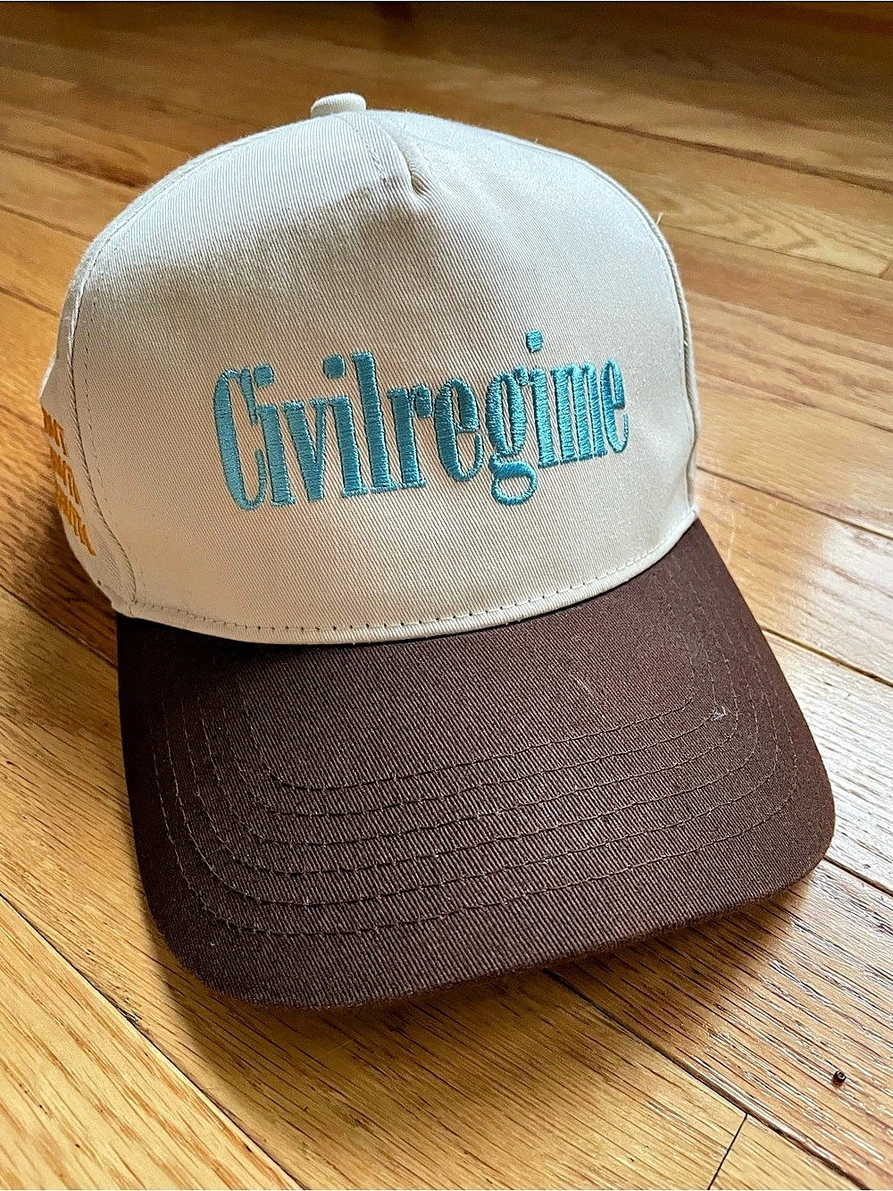 Civil Regime Rebel Youth Hat Two-Tone Brown & Cream